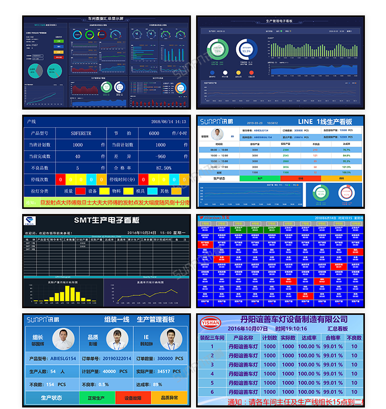 生產進度管理系統-界面參考 生產進度管理系統-界面參考