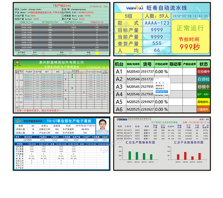 生產進度管理系統-界面參考 生產進度管理系統-界面參考