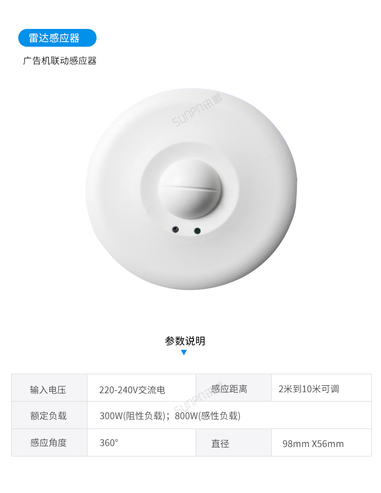 項目套餐-雷達感應器