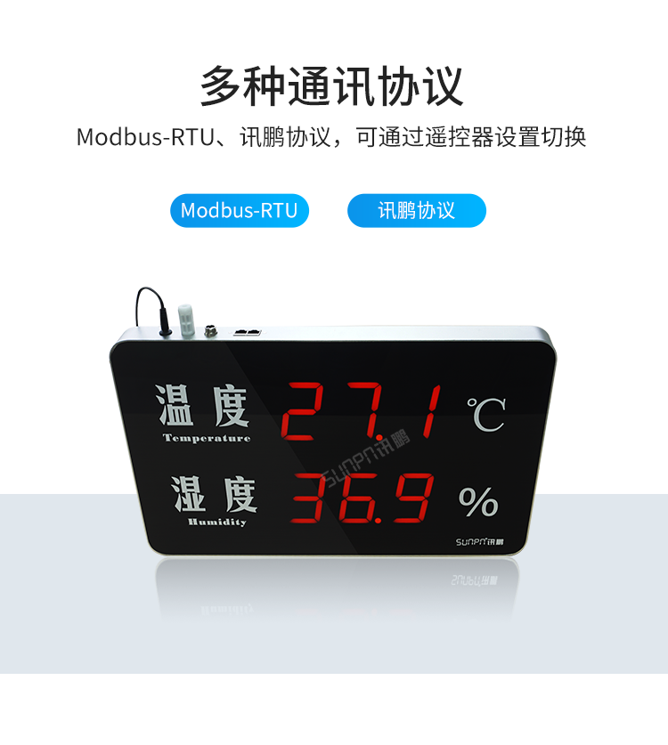 LED溫濕度顯示屏-通訊協議 LED溫濕度顯示屏-通訊協議