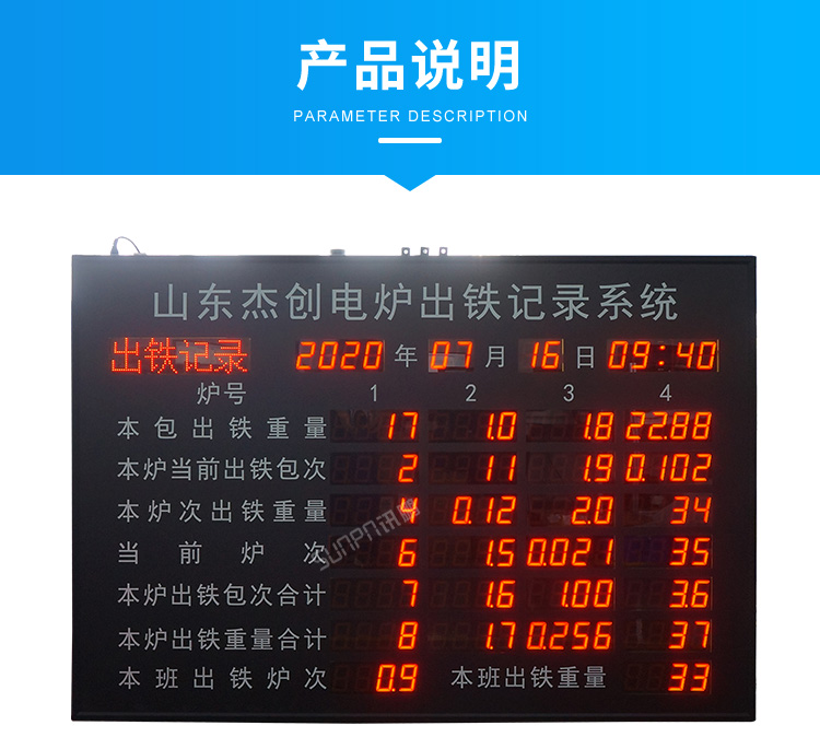 工業電子看板-產品說明