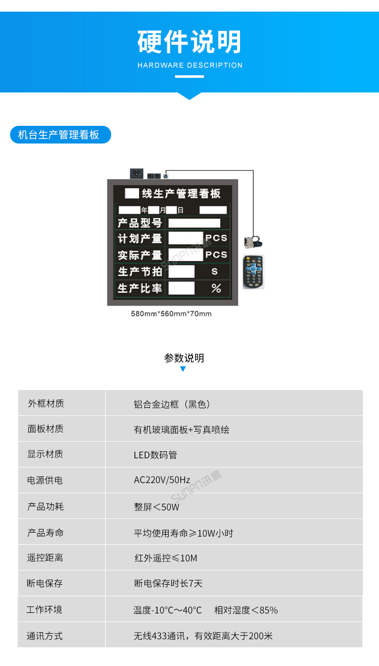 機(jī)臺生產(chǎn)管理看板
