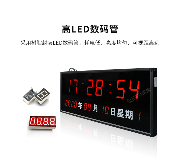 網(wǎng)絡同步時鐘系統(tǒng)-高LED數(shù)碼管