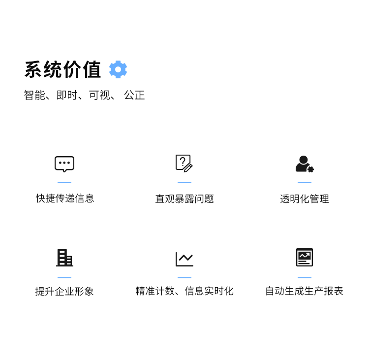 工廠車間看板管理系統-系統價值 工廠車間看板管理系統-系統價值