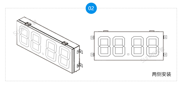 大型LED數字時鐘-安裝說明 大型LED數字時鐘-安裝說明