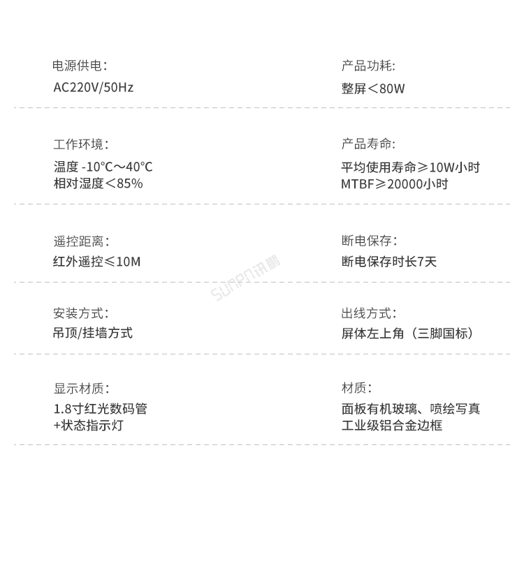 工廠無線安燈系統(tǒng)-參數(shù)說明