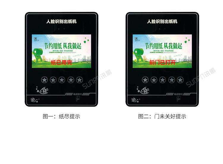 公廁人臉識別取紙機的提示與處理 公廁人臉識別取紙機的提示與處理