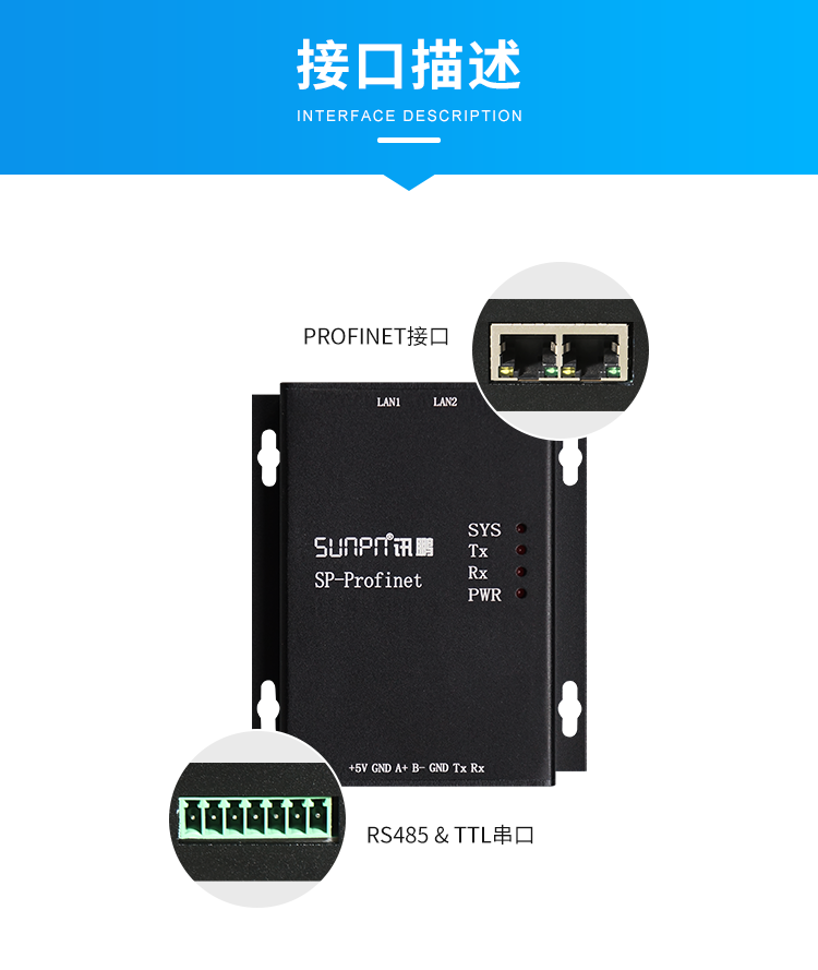 PROFINET模塊-接口描述 PROFINET模塊-接口描述