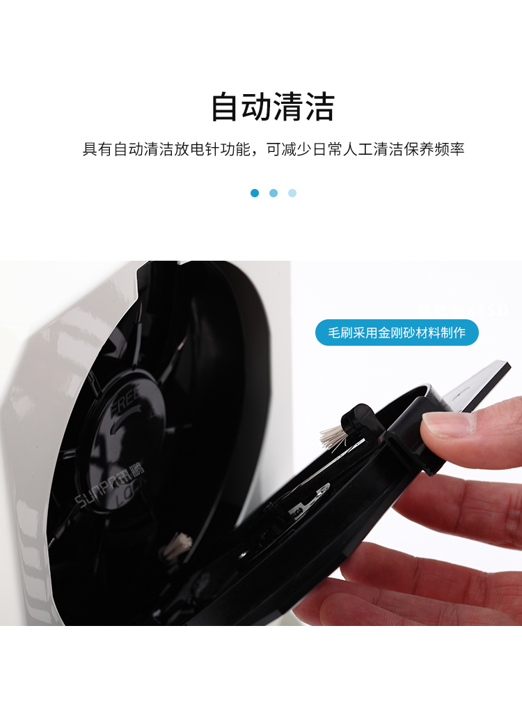 工業離子風機-自動清潔