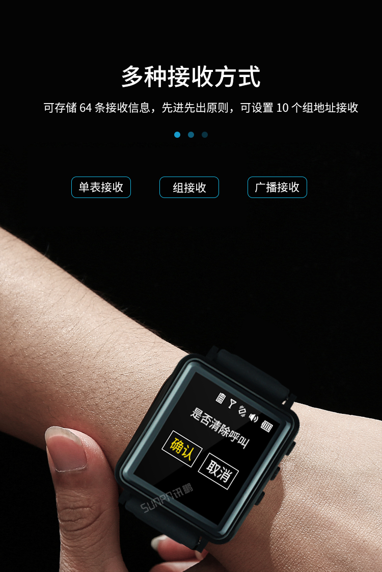 工業智能腕表-多種接收方式