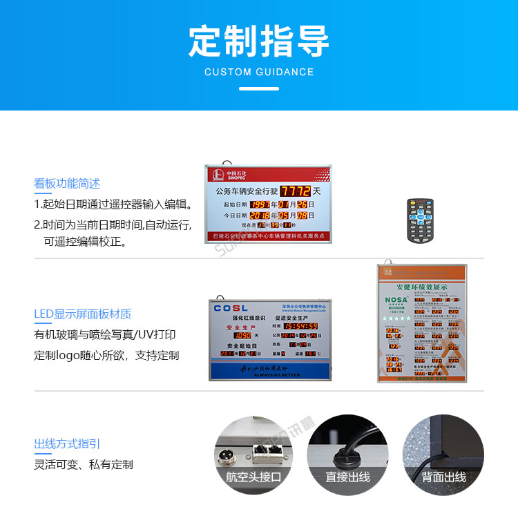 安全運行記錄牌-定制指導