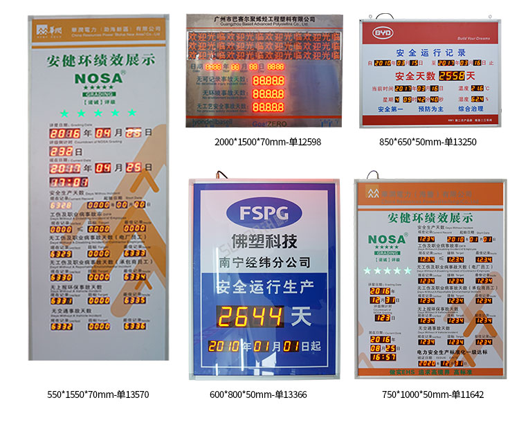 安全運行記錄牌-應用案例參考
