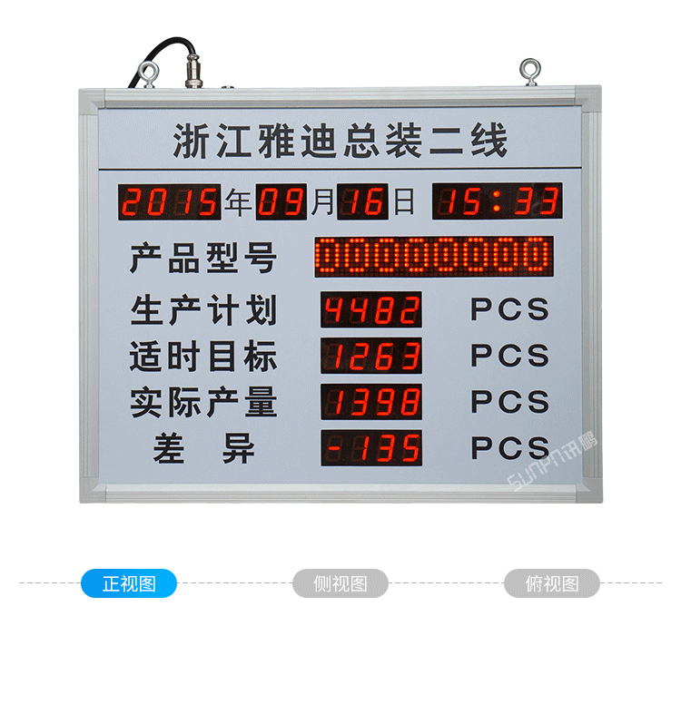 目視化管理電子看板-產品實拍