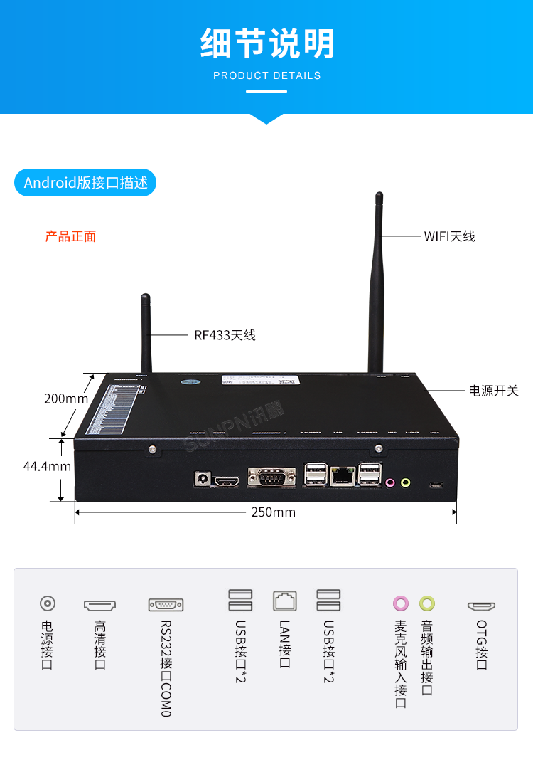 工業液晶看板終端-細節說明 工業液晶看板終端-細節說明
