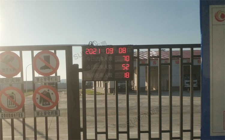 人數(shù)統(tǒng)計(jì)顯示屏-現(xiàn)場(chǎng)照片 人數(shù)統(tǒng)計(jì)顯示屏-現(xiàn)場(chǎng)照片