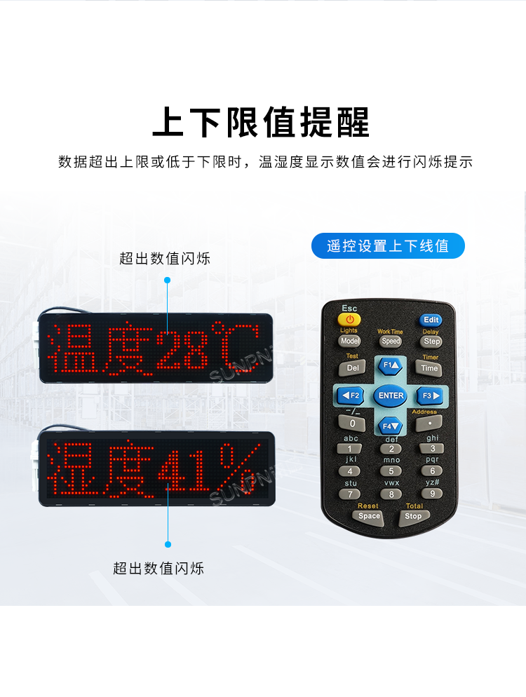 溫濕度監控系統-上下限值提醒 溫濕度監控系統-上下限值提醒