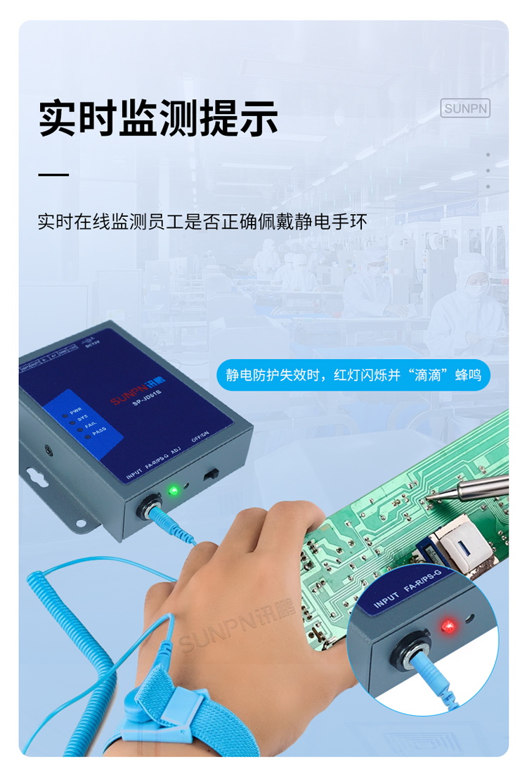 防靜電監(jiān)控儀功能介紹