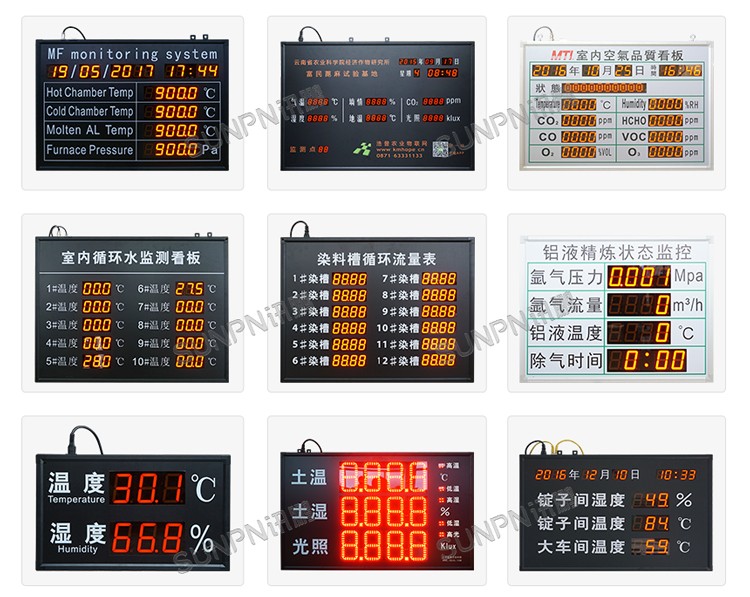 環境數據顯示屏-案例參考 環境數據顯示屏-案例參考