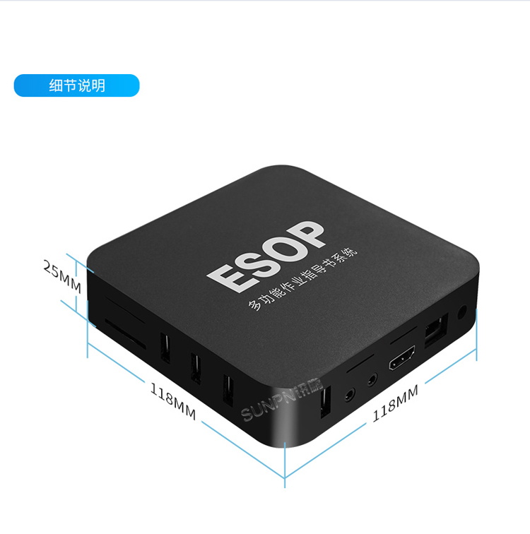 ESOP系統控制器尺寸說明 ESOP系統控制器尺寸說明