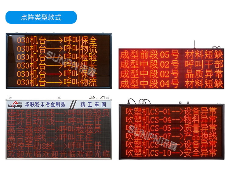 點(diǎn)陣款安燈看板選型 點(diǎn)陣款安燈看板選型