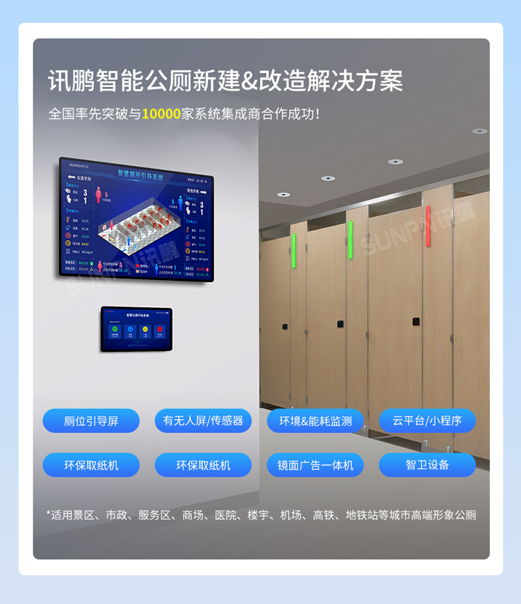 訊鵬智慧公廁系統解決方案 訊鵬智慧公廁系統解決方案