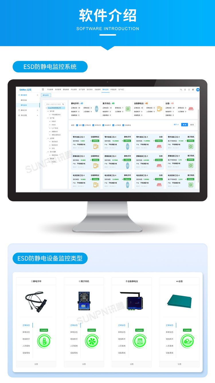 防靜電監(jiān)控系統(tǒng)軟件