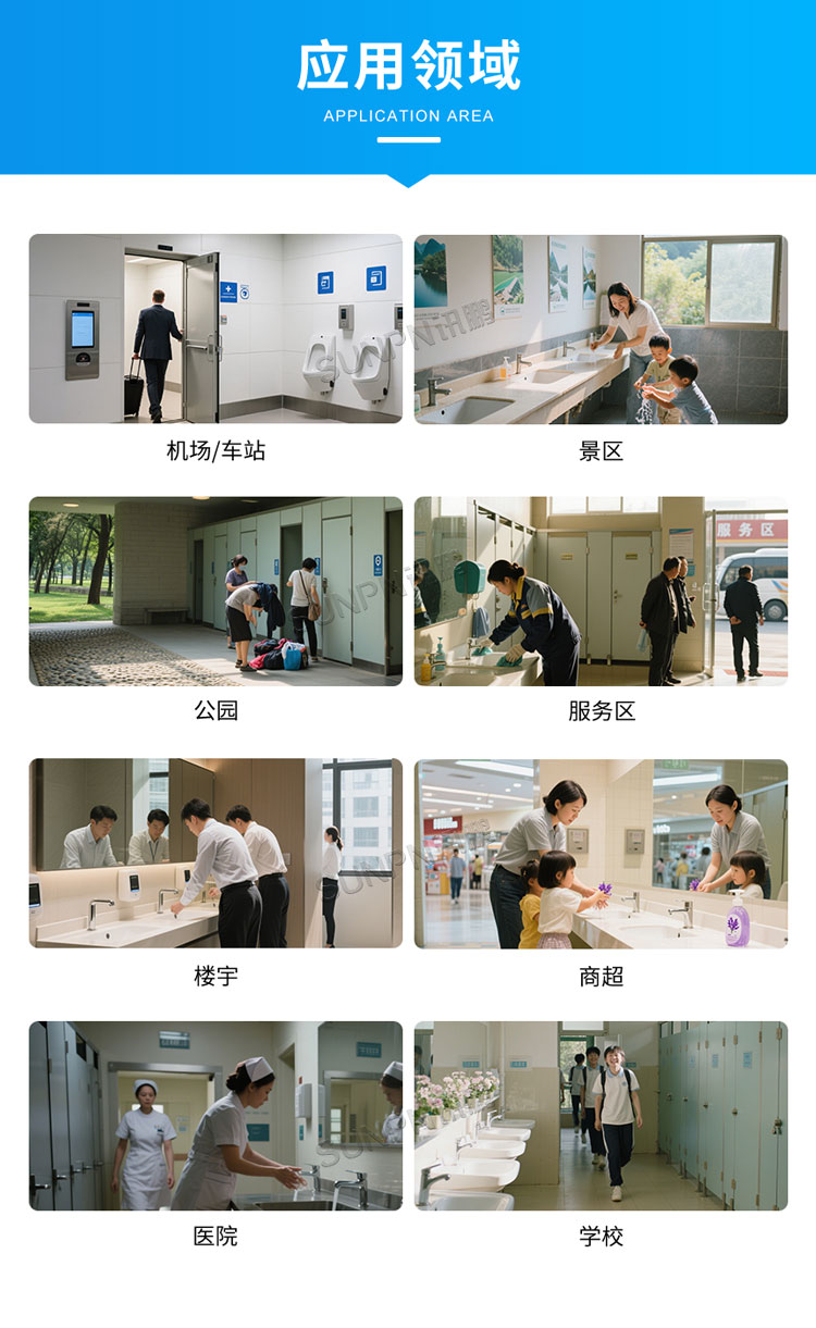 智慧公廁系統-應用領域