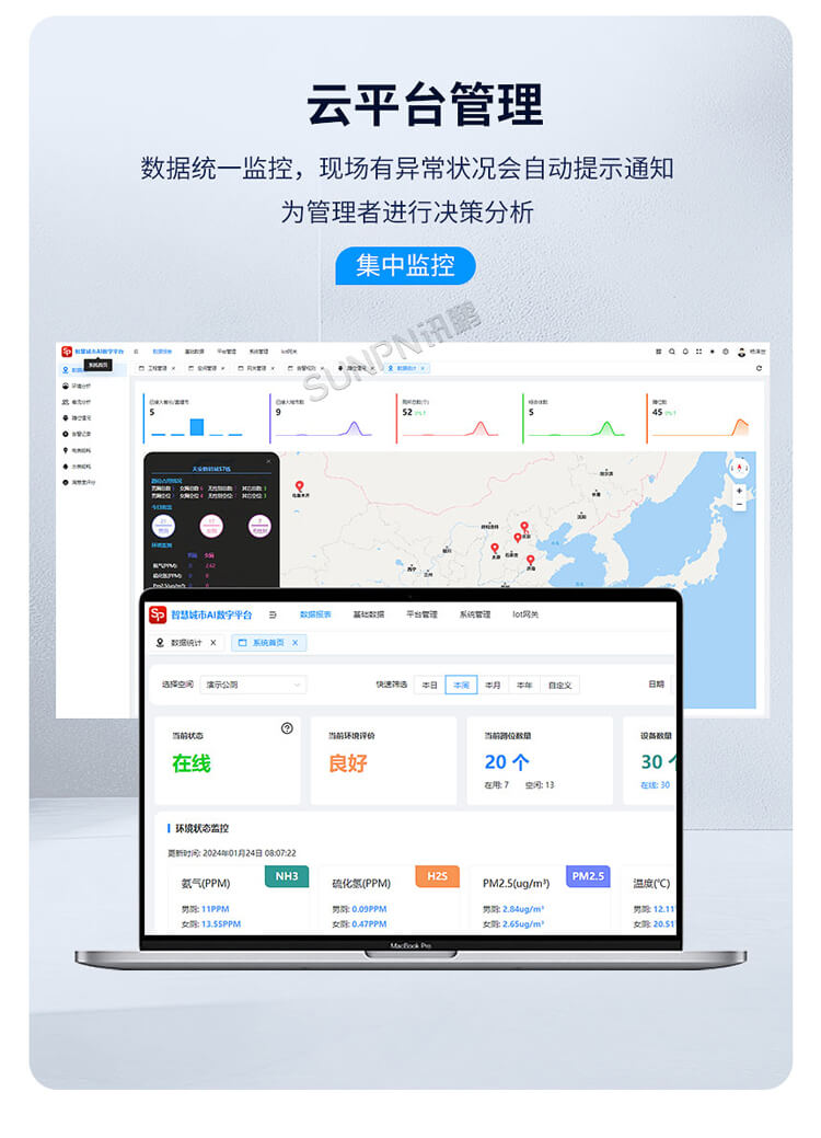 智慧公廁系統-云平臺管理