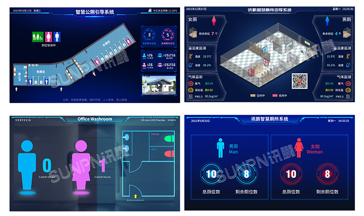 智慧公廁系統-界面參考