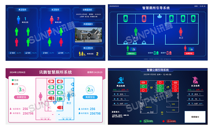 智慧公廁系統-界面參考