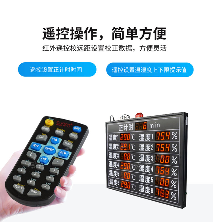 溫濕度看板-遙控操作